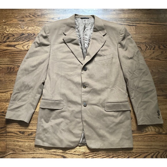 Canali Blazer Mens Size 44R Brown Loro Piana Cashmere Wool Made In Italy